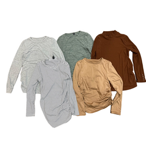 Bundle of women’s maternity tops